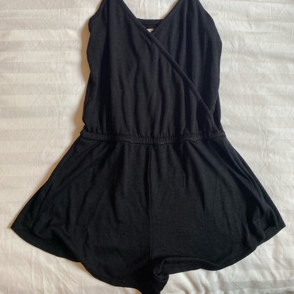 TNA Black Romper, Cotton - Picture 3 of 3